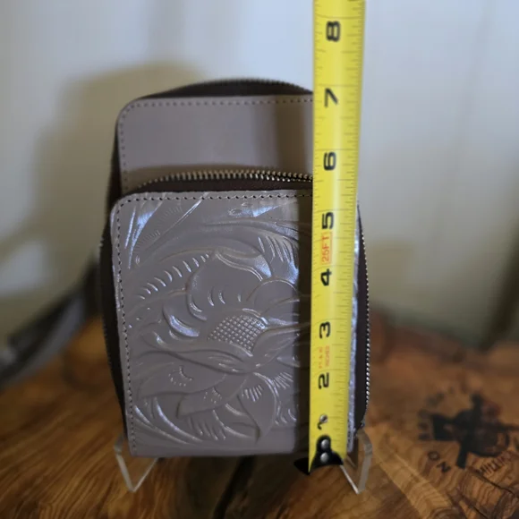 Patricia Nash Western Floral Embossed Crossbody Bag - Picture 7 of 7